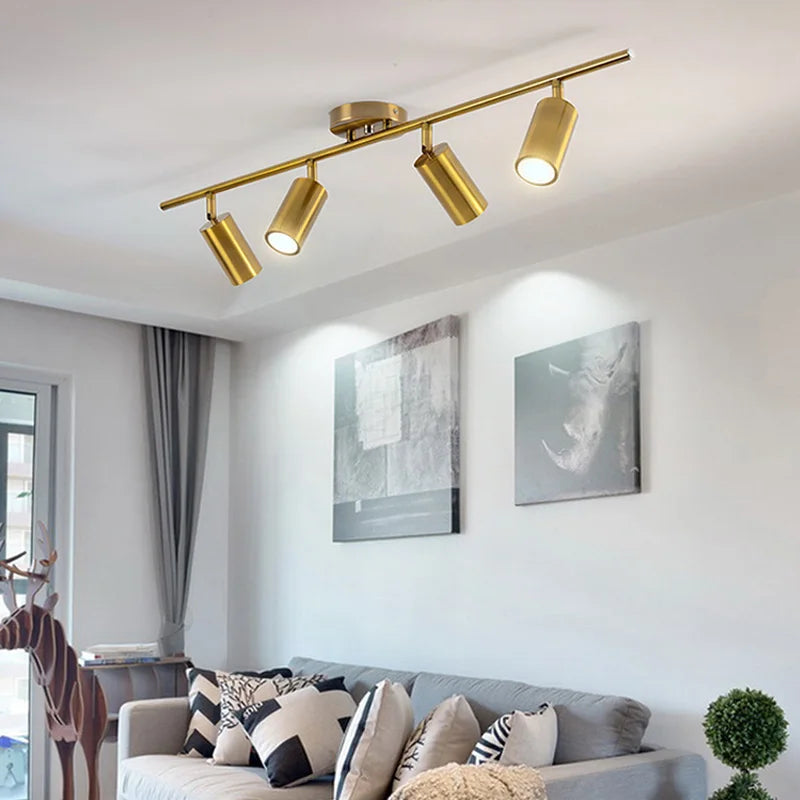 Surface mounted LED ceiling light with adjustable angle for restaurant or bar - vue 3 sur 14