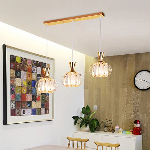 Modern crystal chandelier for elegant decorative lighting - vue 2 sur 18