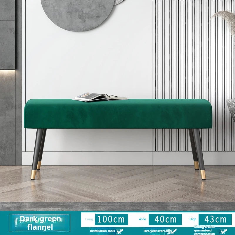 soft shoe bench for entrance hall and living room - vue 7 sur 18