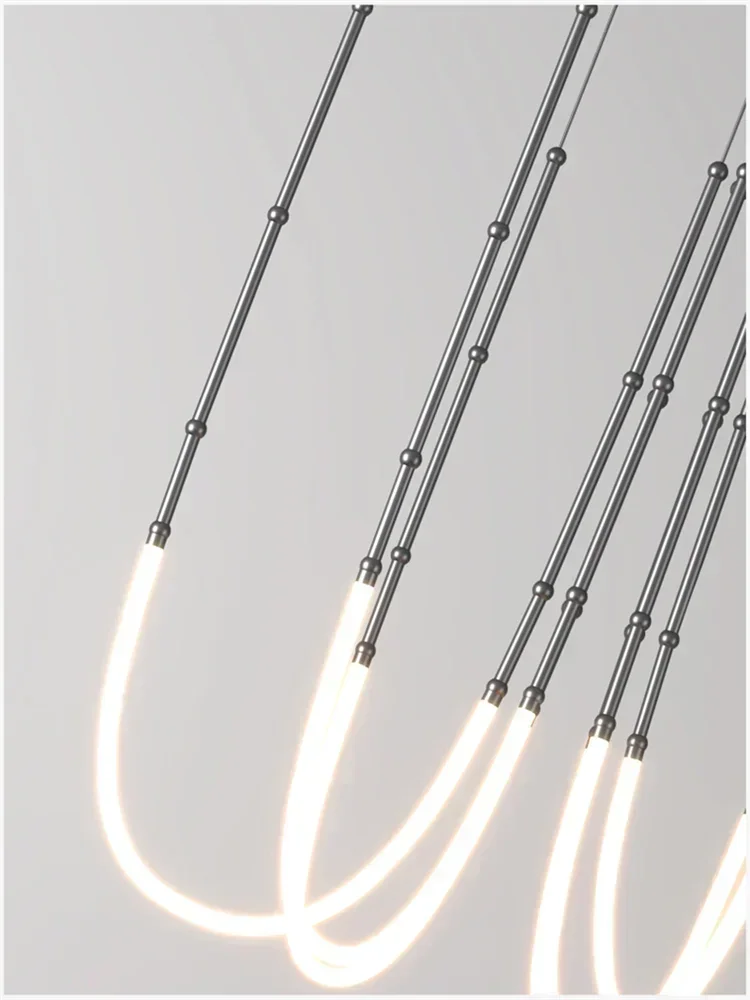 Modern LED pendant light for stylish and elegant interior decor - vue 4 sur 12