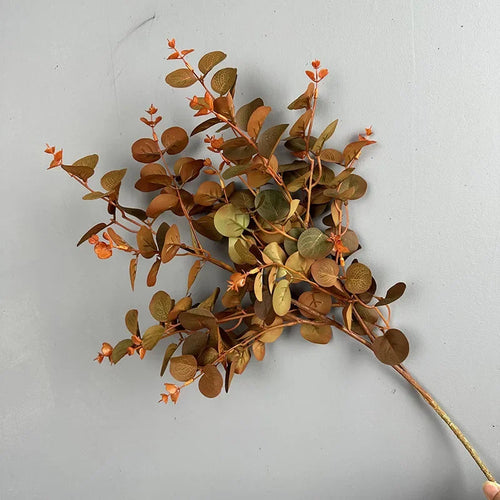 Set of 2 artificial silk leaves for floral decoration - vue 5 sur 7