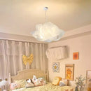 Flower-shaped chandelier for children's bedroom romantic