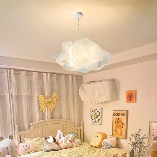 Flower-shaped chandelier for children's bedroom romantic - vue 2 sur 8