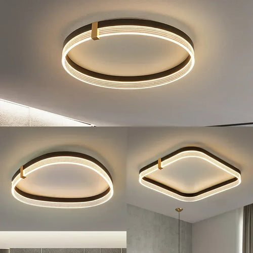 Modern LED chandelier for home decoration - vue 4 sur 21