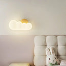 Nordic children's LED wall light with animal, moon and sun designs