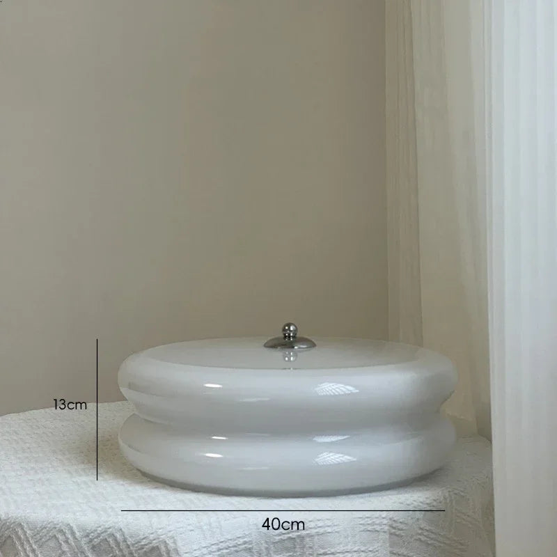 designer glass ceiling light for elegant modern lighting