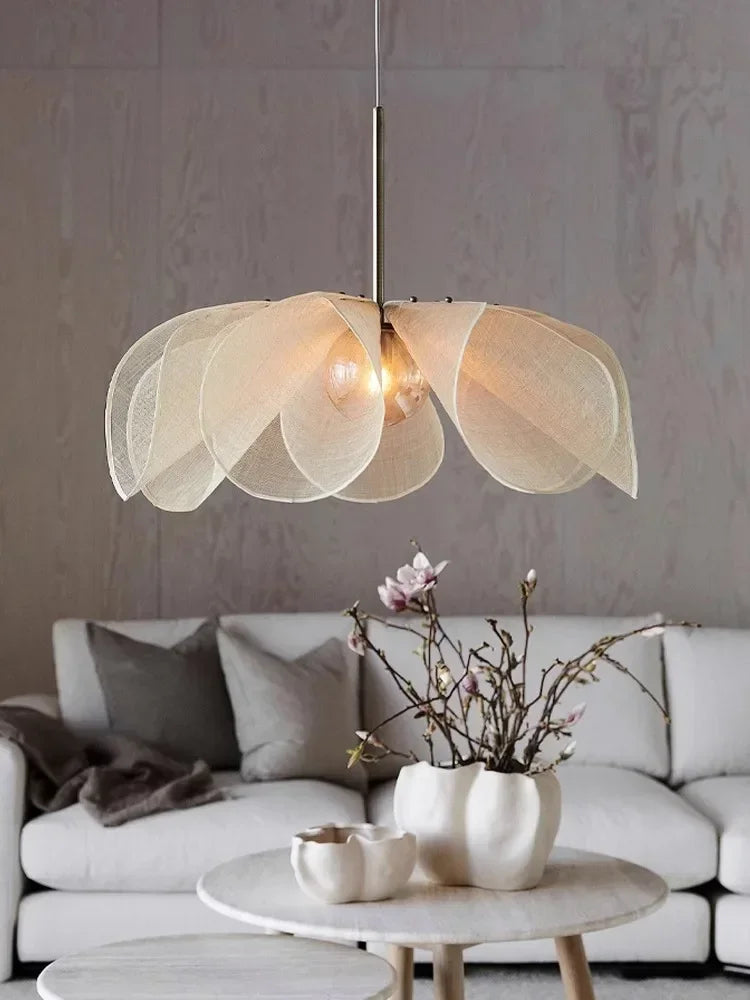 Premium nordic Japanese-style floral pendant light