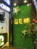 Artificial grass wall decoration for events and parties