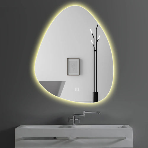 miroir intelligent multifonction avec haut-parleur bluetooth et led réglable - vue 5 sur 13