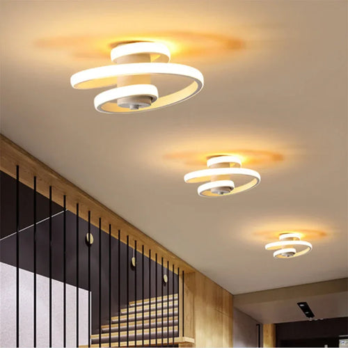 Modern LED ceiling light for stylish interior lighting - vue 4 sur 8