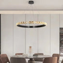 Dimmable crystal LED pendant light