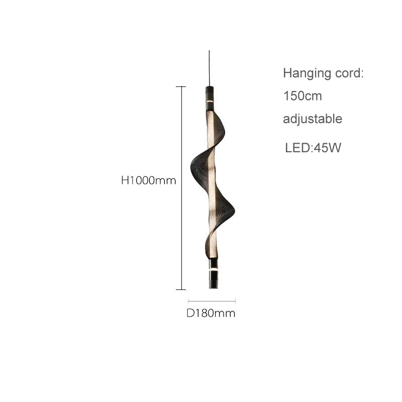 Artistic LED chandelier modern design decorative pendant lighting