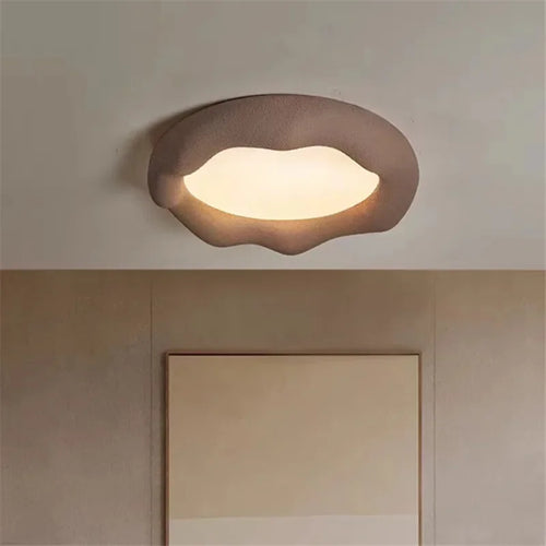 Minimalist wabi sabi cloud ceiling light for soft lighting - vue 3 sur 12