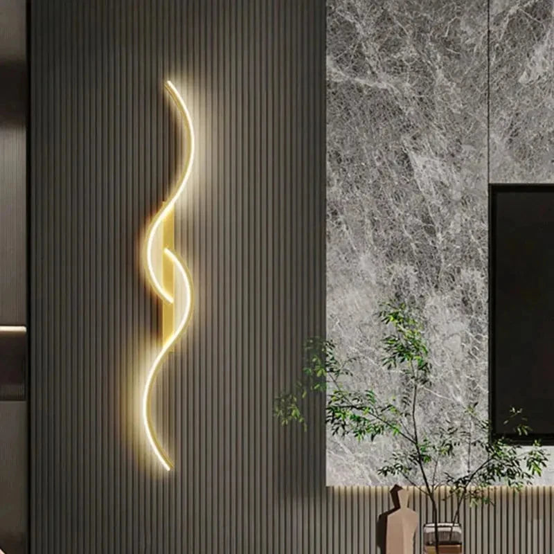 Simple chandelier with horizontal suspended lighting for modern interiors