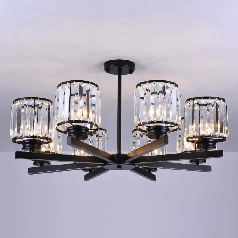 Modern crystal chandelier for elegant indoor lighting