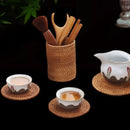 handmade rattan storage box for accessories and decoration