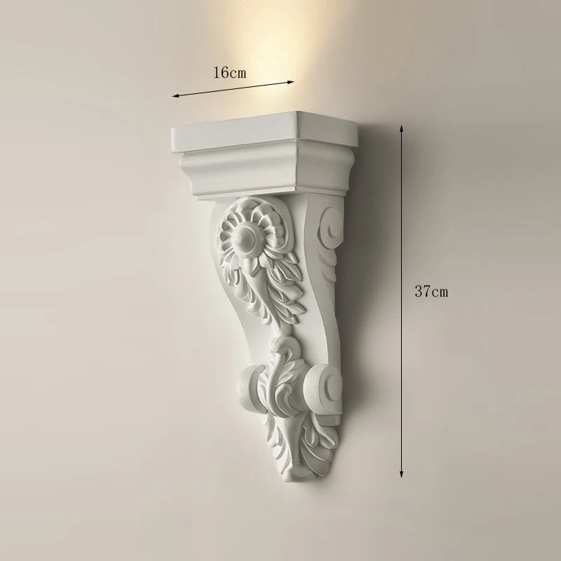 Vintage wall light with French mouldings - vue 8 sur 9
