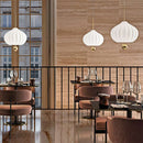 Modern pendant light with adjustable metal wire