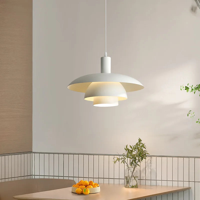 Danish design LED chandelier for modern interiors - vue 3 sur 11