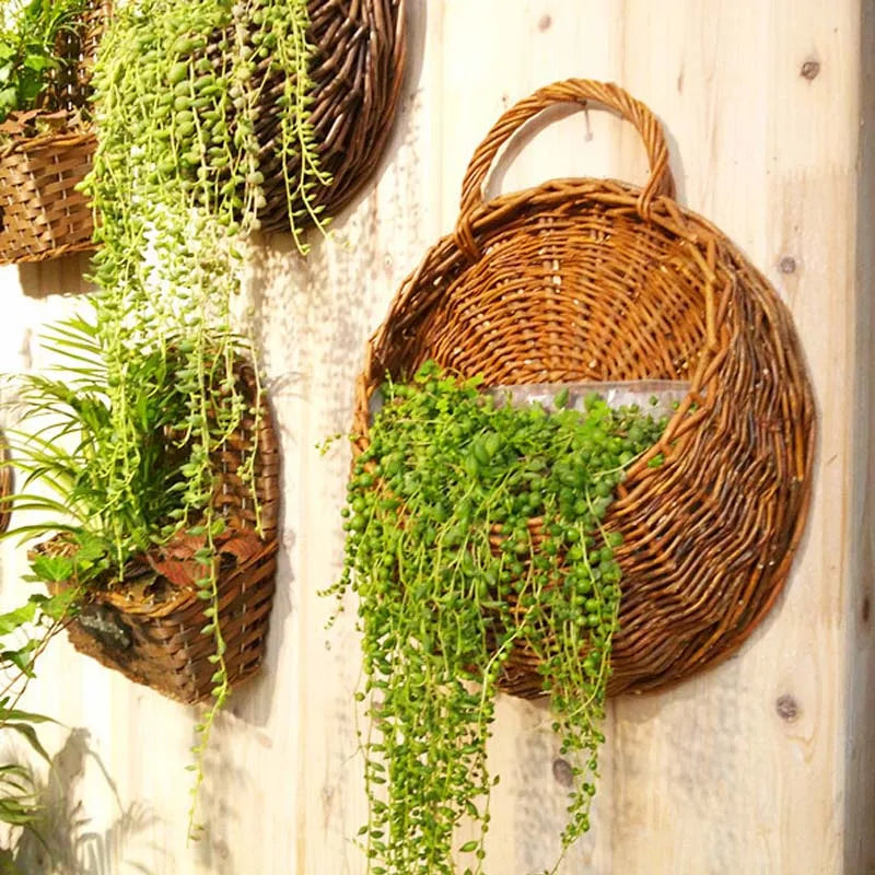 Hanging artificial rattan plants for indoor and outdoor decoration - vue 4 sur 29