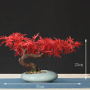 Artificial bonsai tree for indoor decoration and landscaping