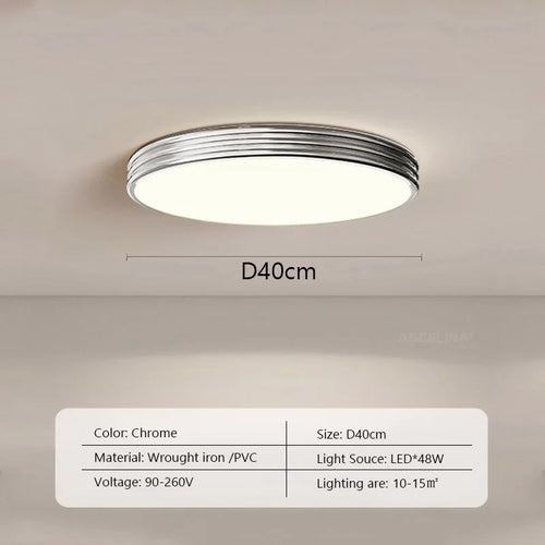 Nordic medieval design LED ceiling light for interior decoration - vue 15 sur 14