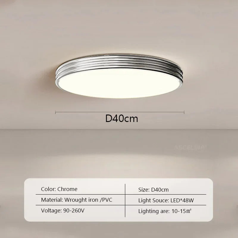 Nordic medieval design LED ceiling light for interior decoration - vue 14 sur 14