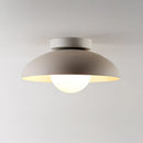 Modern designer ceiling light with rounded shade