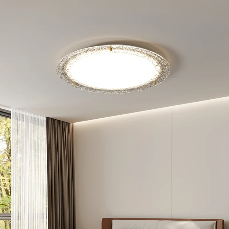 Modern luxury crystal LED ceiling light for indoors - vue 6 sur 7
