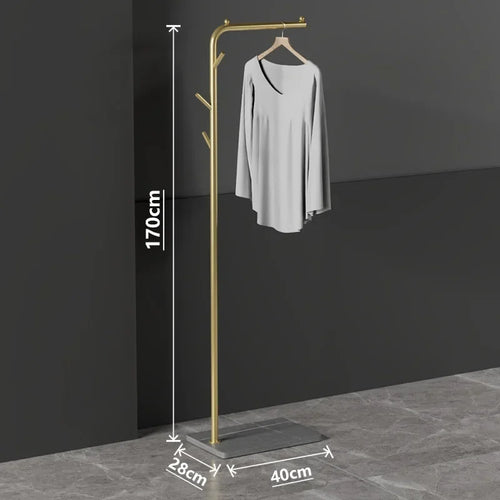 lightweight and modern Nordic clothes rack for stylish storage - vue 11 sur 41