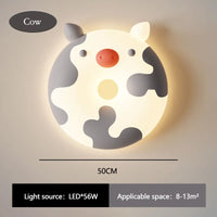 Cute cat LED ceiling light for children's room prince and princess