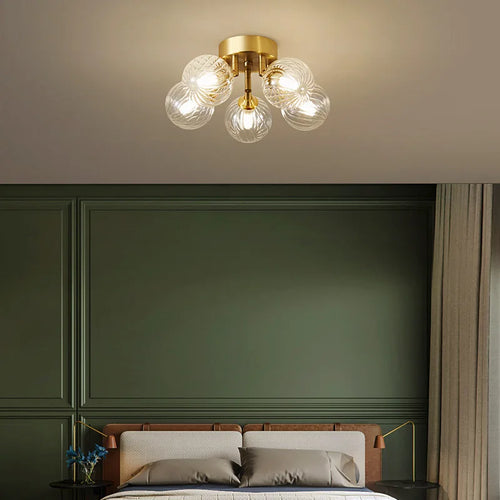lustre moderne en forme de haricot magique pour décoration intérieure - vue 4 sur 9