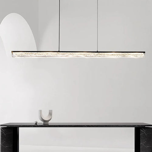 Italian design acrylic chandelier for modern and elegant spaces - vue 2 sur 9
