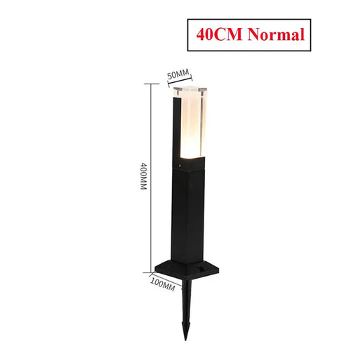 Outdoor LED lamp with motion sensor and aluminium stake - vue 14 sur 16