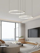 Modern metal chandelier for elegant indoor lighting