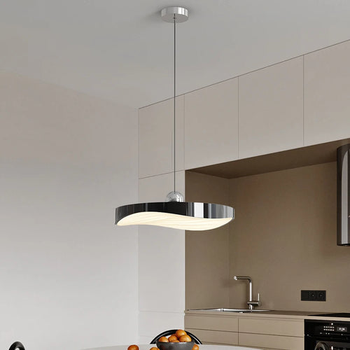 Modern minimalist LED pendant light for decorative interiors - vue 5 sur 21