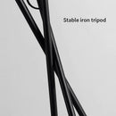 Modern LED floor lamp with foot switch for home decor