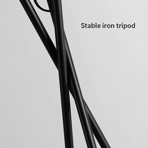 Modern LED floor lamp with foot switch for home decor - vue 6 sur 7