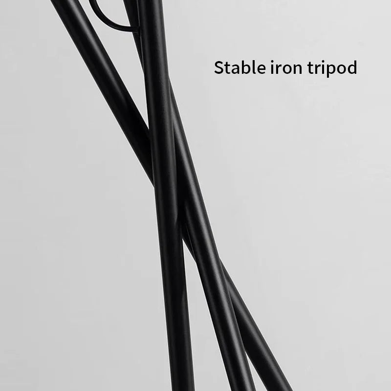Modern LED floor lamp with foot switch for home decor - vue 6 sur 7