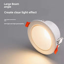 Designer recessed spotlight for modern indoor lighting