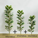 Realistic artificial ficus for indoor and outdoor decoration