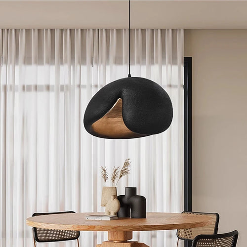 Minimalist nordic wabi sabi pendant light for interior decor - vue 3 sur 10