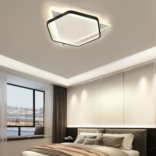 Modern LED chandelier for home interiors - vue 2 sur 12