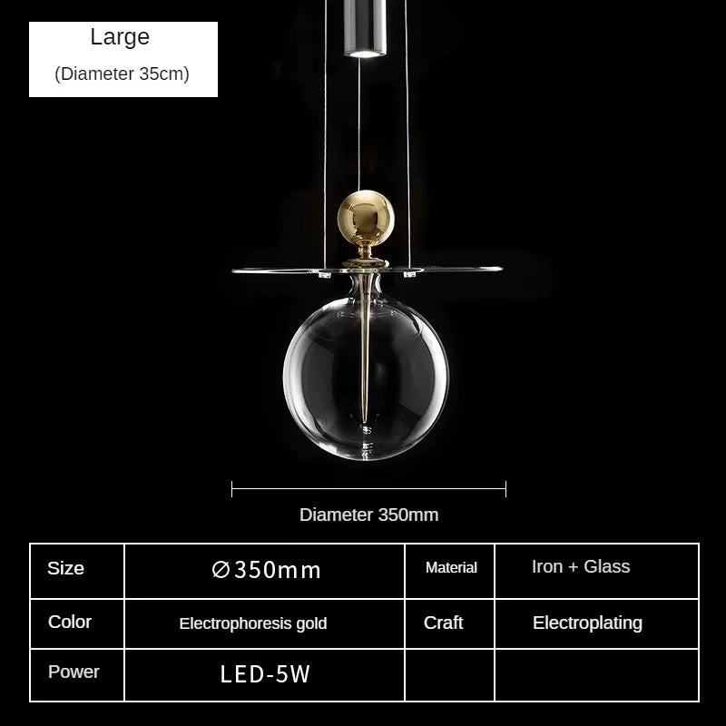 Postmodern glass chandelier for interior decoration