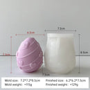 DIY Easter egg silicone candle mold