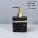 square resin bottle dispenser for soap and lotion