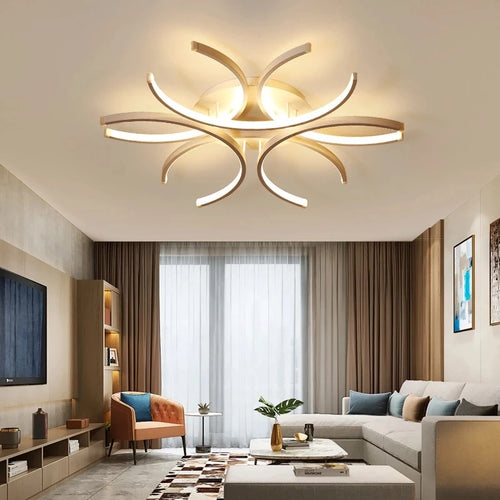 Modern creative LED ceiling light for interior decoration - vue 4 sur 6