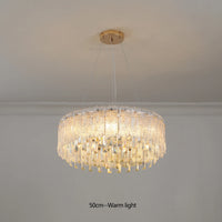 Modern crystal chandelier for high-end decor