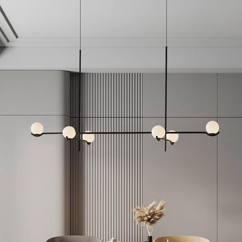 Modern glass pendant light decorative indoor fixture - vue 2 sur 10