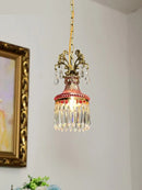 French retro crystal pendant for a luxurious atmosphere